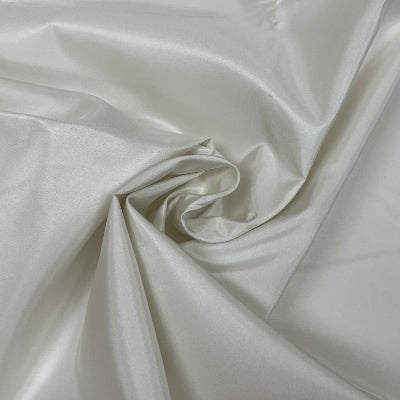 off white polyester taffeta