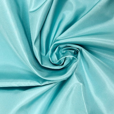 robins egg blue polyester taffeta