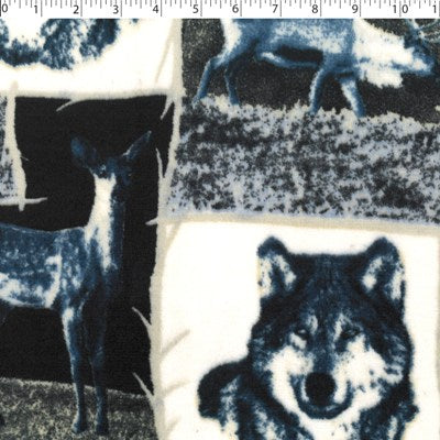 BLANKET CHENILLE PRINTS - FOREST