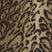 brown medium weight polyester fleece leopard print