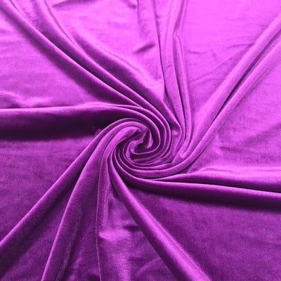 purple vienna stretch velvet