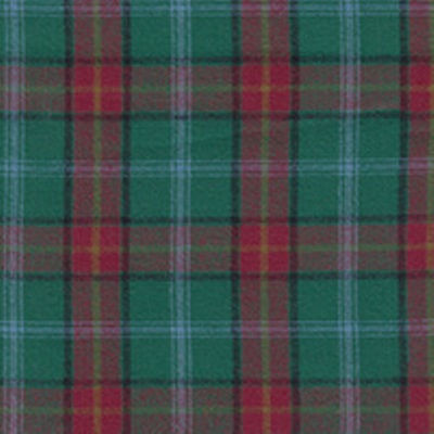 medium weight cotton yarn dye brushed plaids in the design of Manitoba tartan