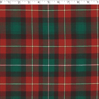 medium weight cotton yarn dye brushed plaids in the design of Prince Edward Island tartan