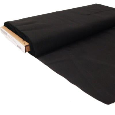 black heavy weight cotton polyester woven sew in interfacing