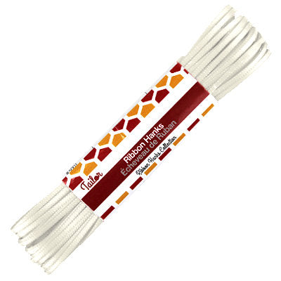 off white 2mm wide satin ribbon hank
