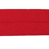 red 25mm nylon spandex folder over elastic