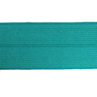 turquoise 25mm nylon spandex folder over elastic