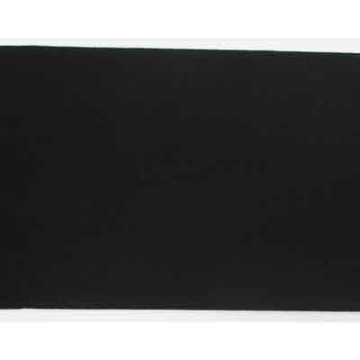 black 150mm polyester rubber knit elastic
