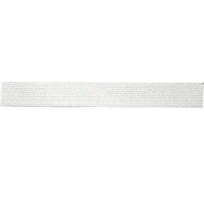white polyester rubber 9mm braid elastic