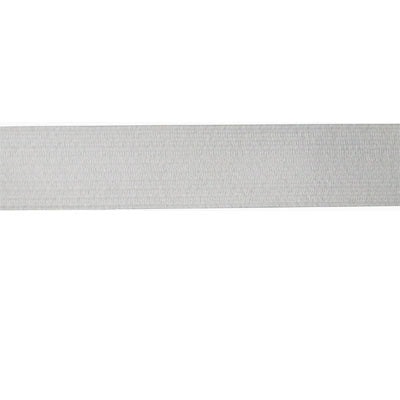 white polyester rubber 25mm braid elastic