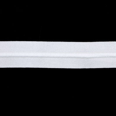white polyester rubber 32mm elastic polyester draw string cord