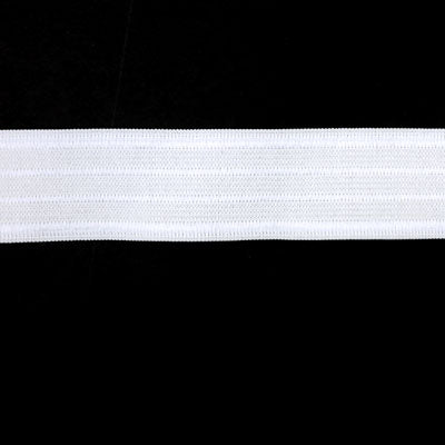 white polyester rubber 38mm elastic sport knit