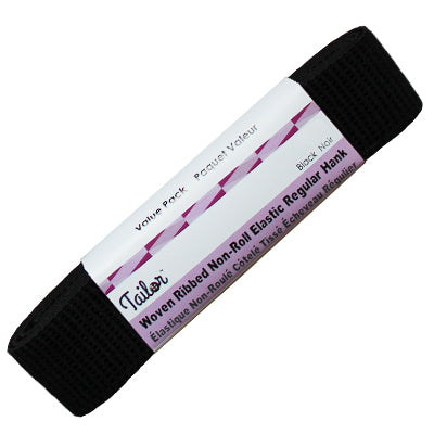 ELASTIC WOVEN RIBBED 25MM
