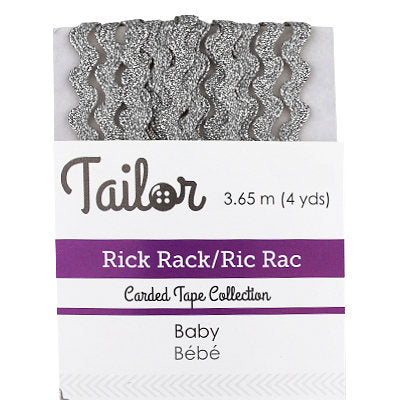 BABY RICK RACK METALLIC