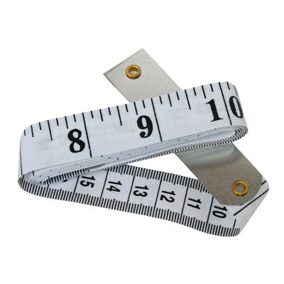 TAPE MEASURE - 150CM/60" WITH 3" METAL END