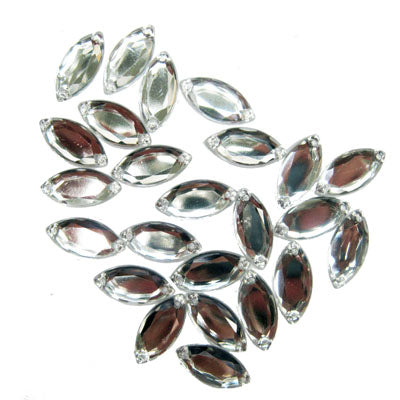 JEWEL EMBELLISHMENTS HORSE EYE 0.9CM X 1.8CM