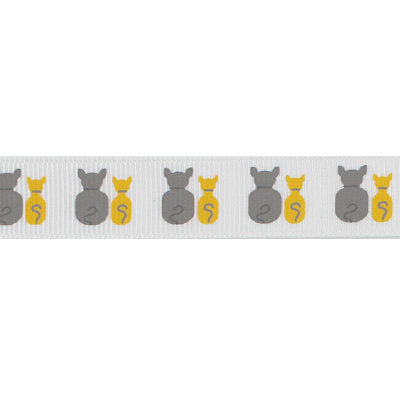 GROSGRAIN RIBBON PRINT 16MM