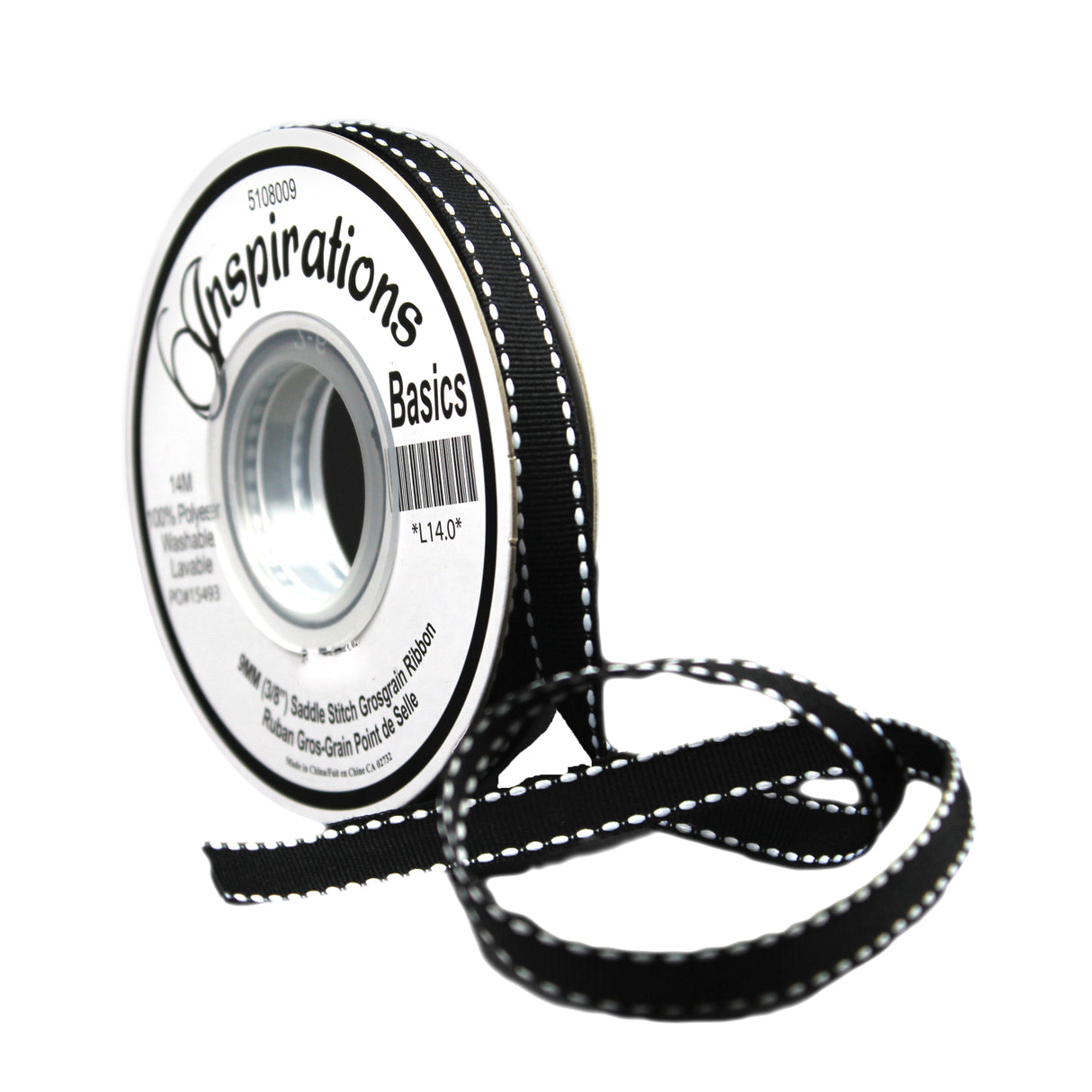 SADDLE STITCH GROSGRAIN 9MM
