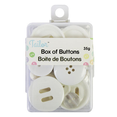 ASSORTED BOX OF BUTTONS 45G
