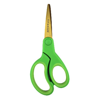 SCISSORS STRAIGHT GOLD COLOURED TITANIUM BONDED 12.7CM