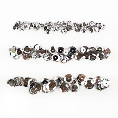 CUP SEQUINS PACKAGED 5MM 8MM 10MM