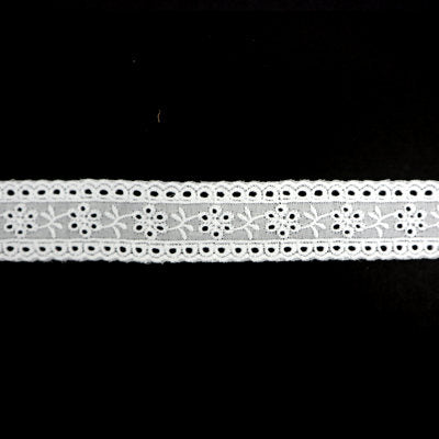 LACE COTTON FLAT EYELET 3.2CM