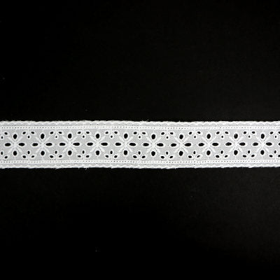 LACE COTTON FLAT EYELET 4.2CM