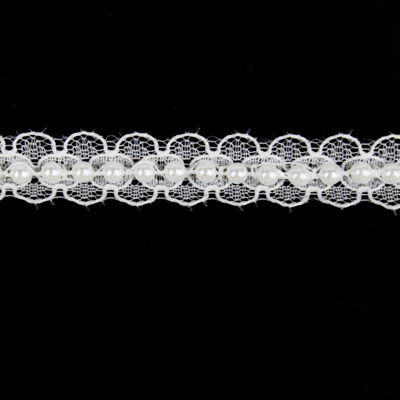 LACE BEADED TRIM 1CM