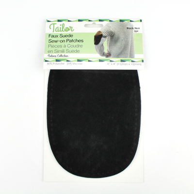 FAUX SUEDE PATCH  SEW ON
