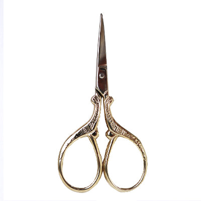 EMBROIDERY SCISSORS MICRO TIP GOLD 8.9CM