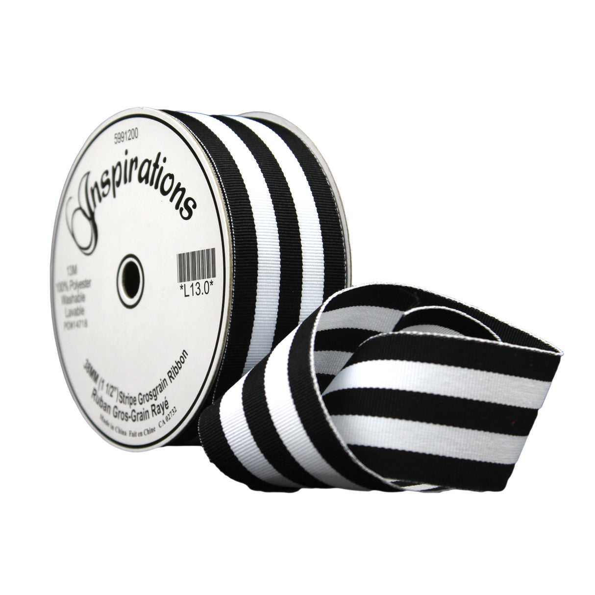 GROSGRAIN RIBBON STRIPE 38MM