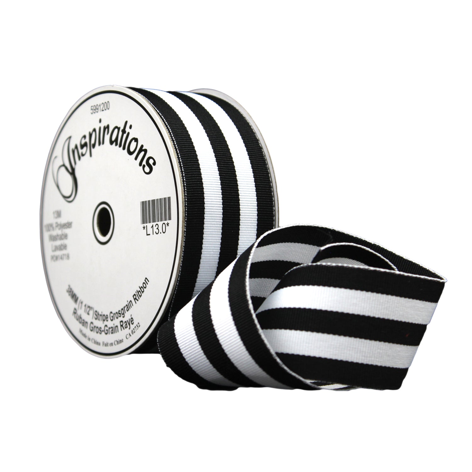 GROSGRAIN RIBBON STRIPE 38MM