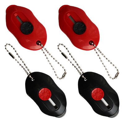 FABRICLAND LOGO RETRACTABLE CUTTER KEYCHAIN SET 4PCS/CARD