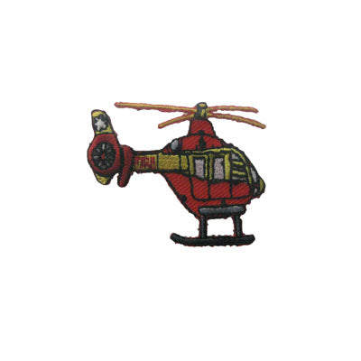 APPLIQUE HELICOPTER 5.1CM X 3.6CM