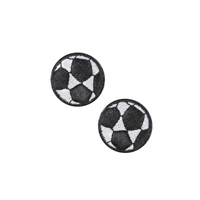 APPLIQUE SOCCER BALL 2.6CM X 2.55CM