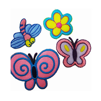 APPLIQUE FLOWER/DRAGONFLY/BUTTERFLY