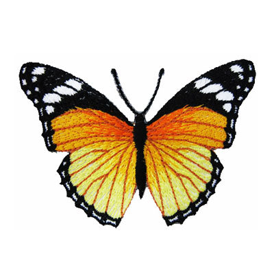 APPLIQUE MONARCH BUTTERFLY 7.8CM X 5.5CM