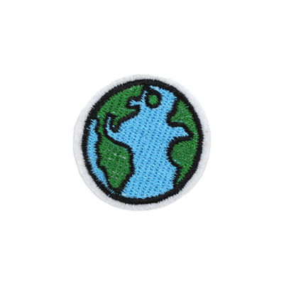 APPLIQUE EARTH 4.3CM X 4.4CM