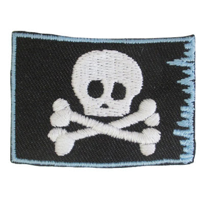 APPLIQUE SKULL 4.5CM X 3.5CM