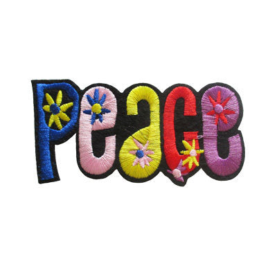APPLIQUE PEACE 5CM X 10CM