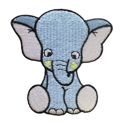 APPLIQUE BABY ELEPHANT 7CM X 7.5CM