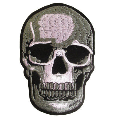 APPLIQUE SKULL 6.8CM X 10CM