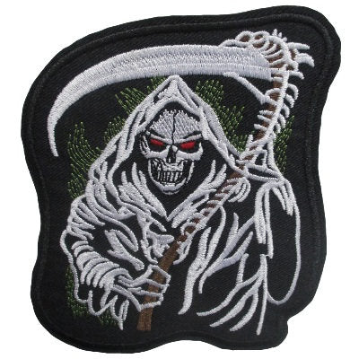 APPLIQUE REAPER 9.5CM X 12CM