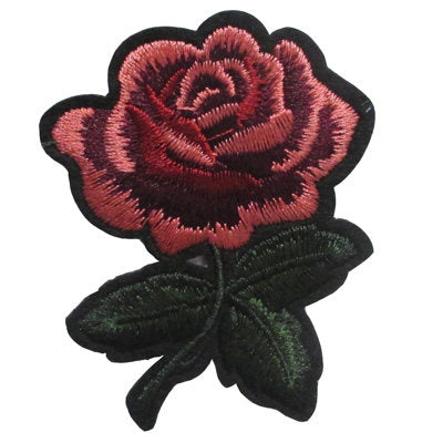 APPLIQUE ROSE 5.5CM X 7CM