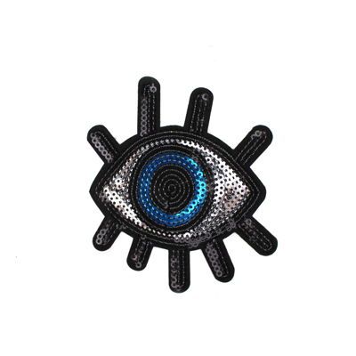 EYE APPLIQUE SEQUINS 9CM X 9.7CM