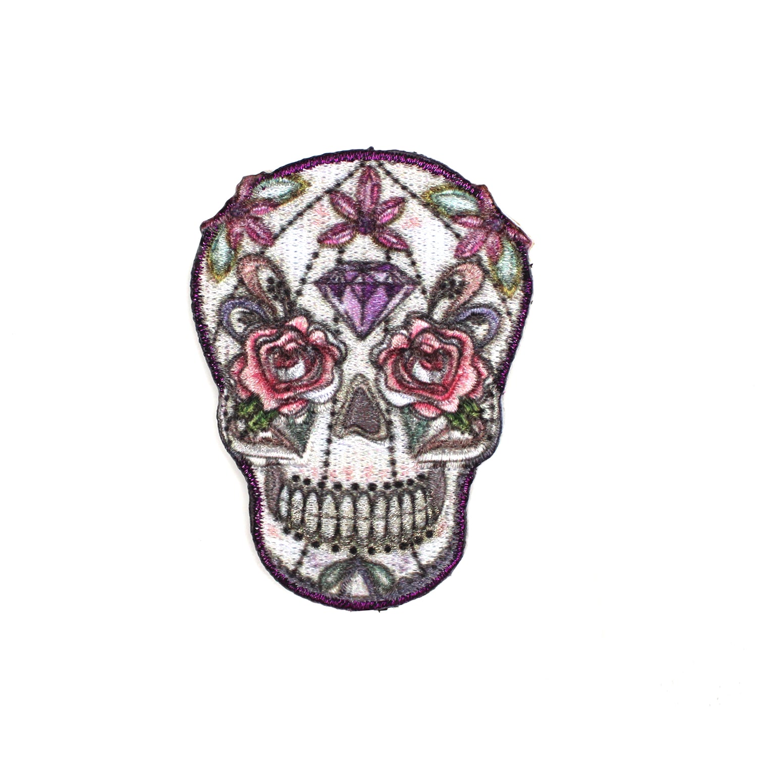 SKULL APPLIQUE 8.2CM X 10.6CM