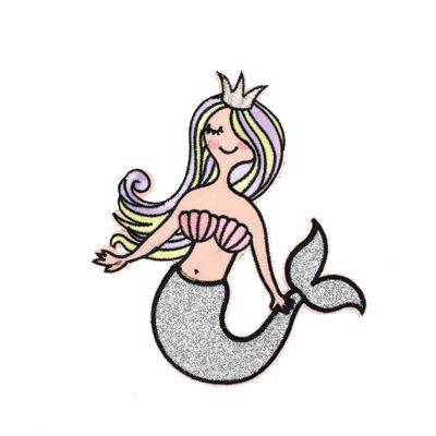 MERMAID APPLIQUE 13CM X 14.8CM