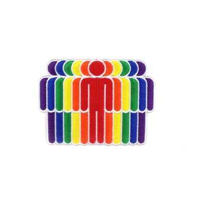 RAINBOW PRIDE APPLIQUE 9CM X 6.7CM