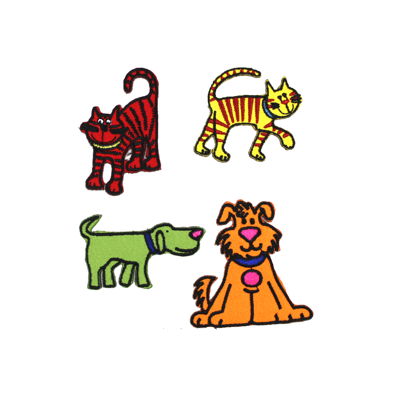 CATS & DOGS APPLIQUE
