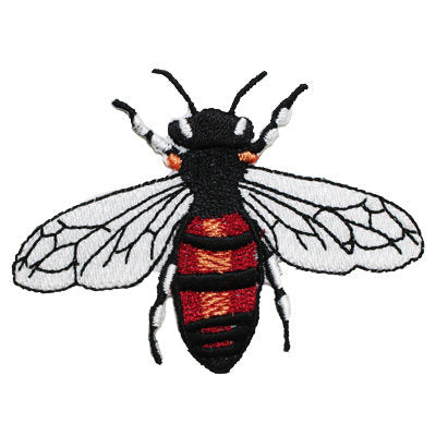 BEE APPLIQUE 7.5CM X 5.5CM